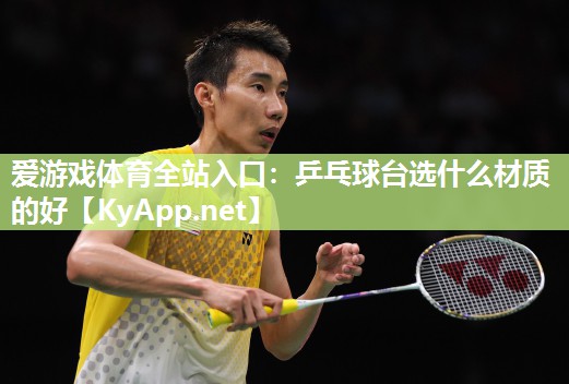 乒乓球台选什么材质的好 乒乓球台选什么材质的好