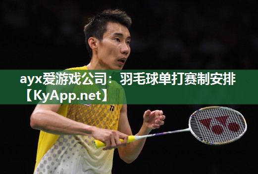 羽毛球单打赛制安排 羽毛球单打赛制安排
